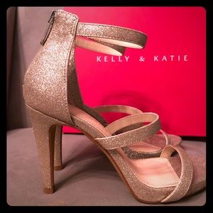 Gold heels by Kelly and Katie.  From dsw